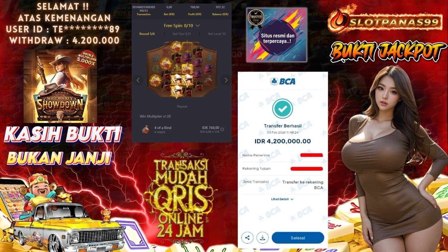 SLOTPANAS99 JACKPOT SLOT WILD BOUNTY SHOWDOWN